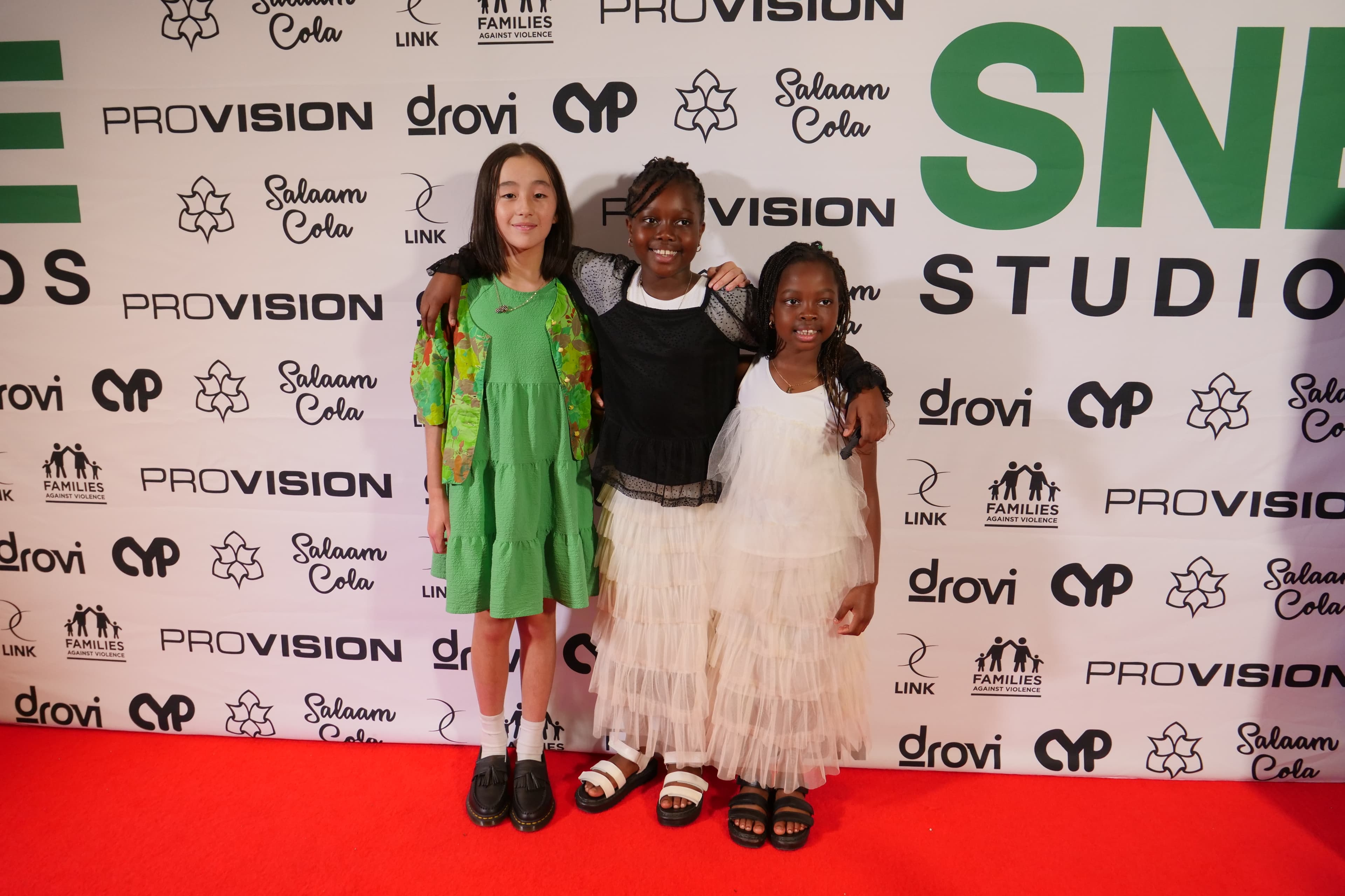 Friends on the red carpet