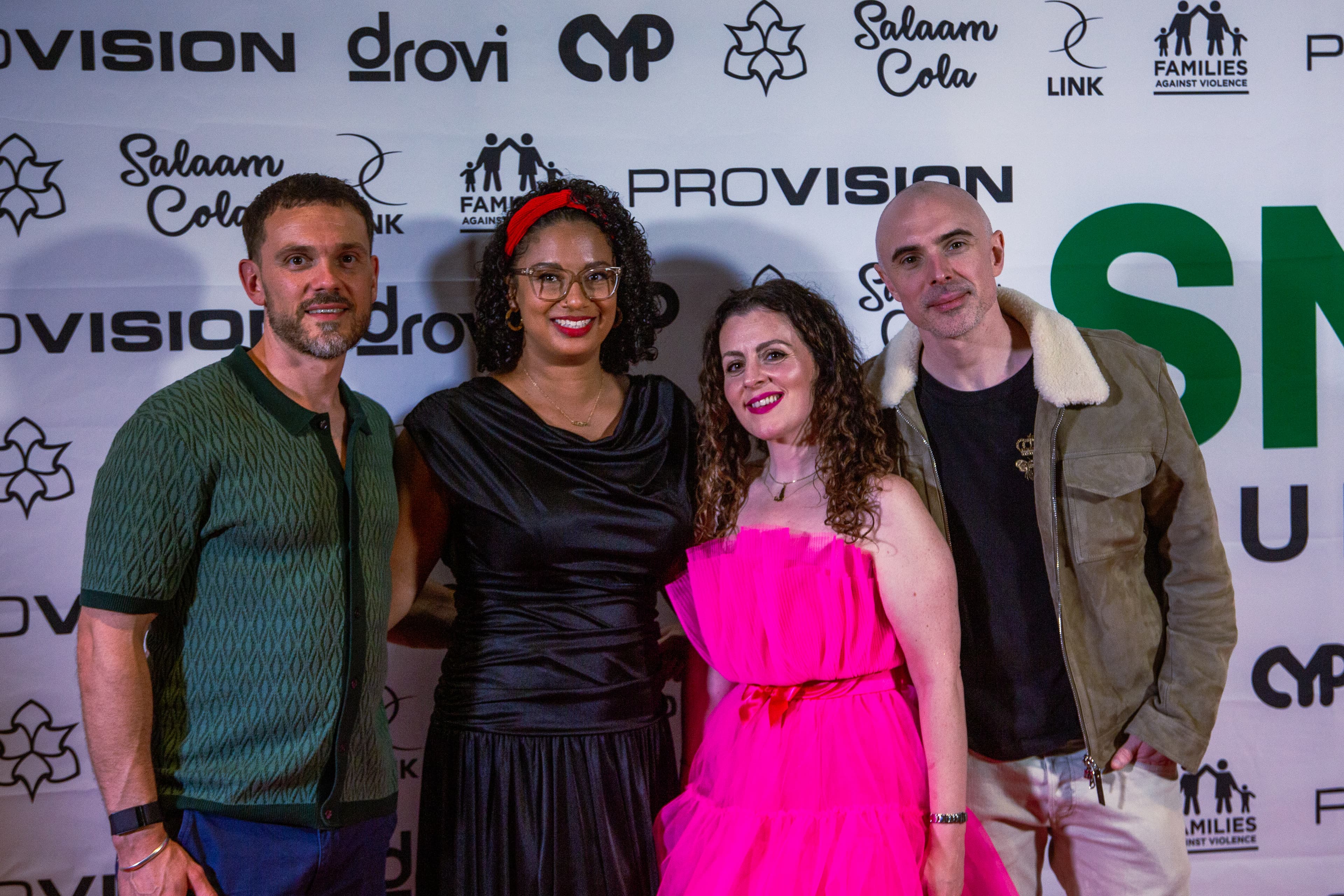 Group photo on the red carpet